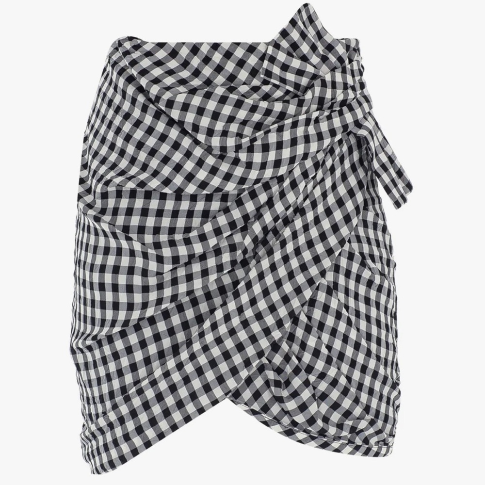 BRAND NEW Muse For All Black and White Checkered Skirt in Small